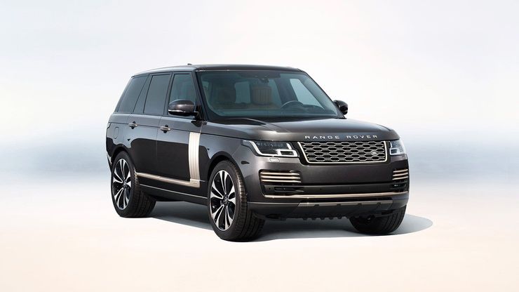 Range Rover Fifty в цвете Carpathian Grey.